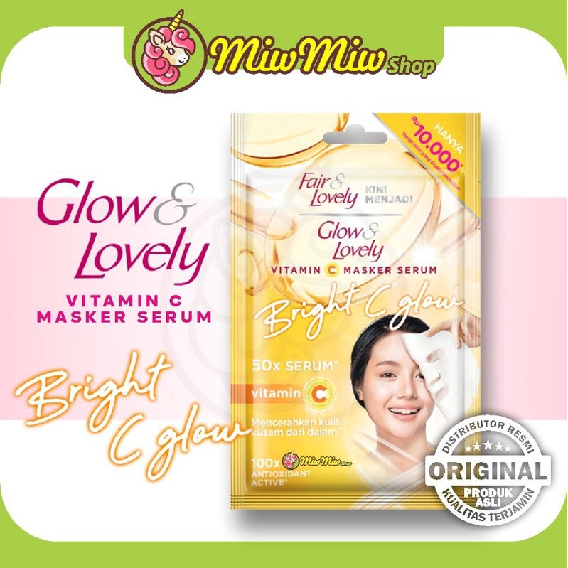 Masker Serum Fair &amp; Lovely Glow &amp; Lovely