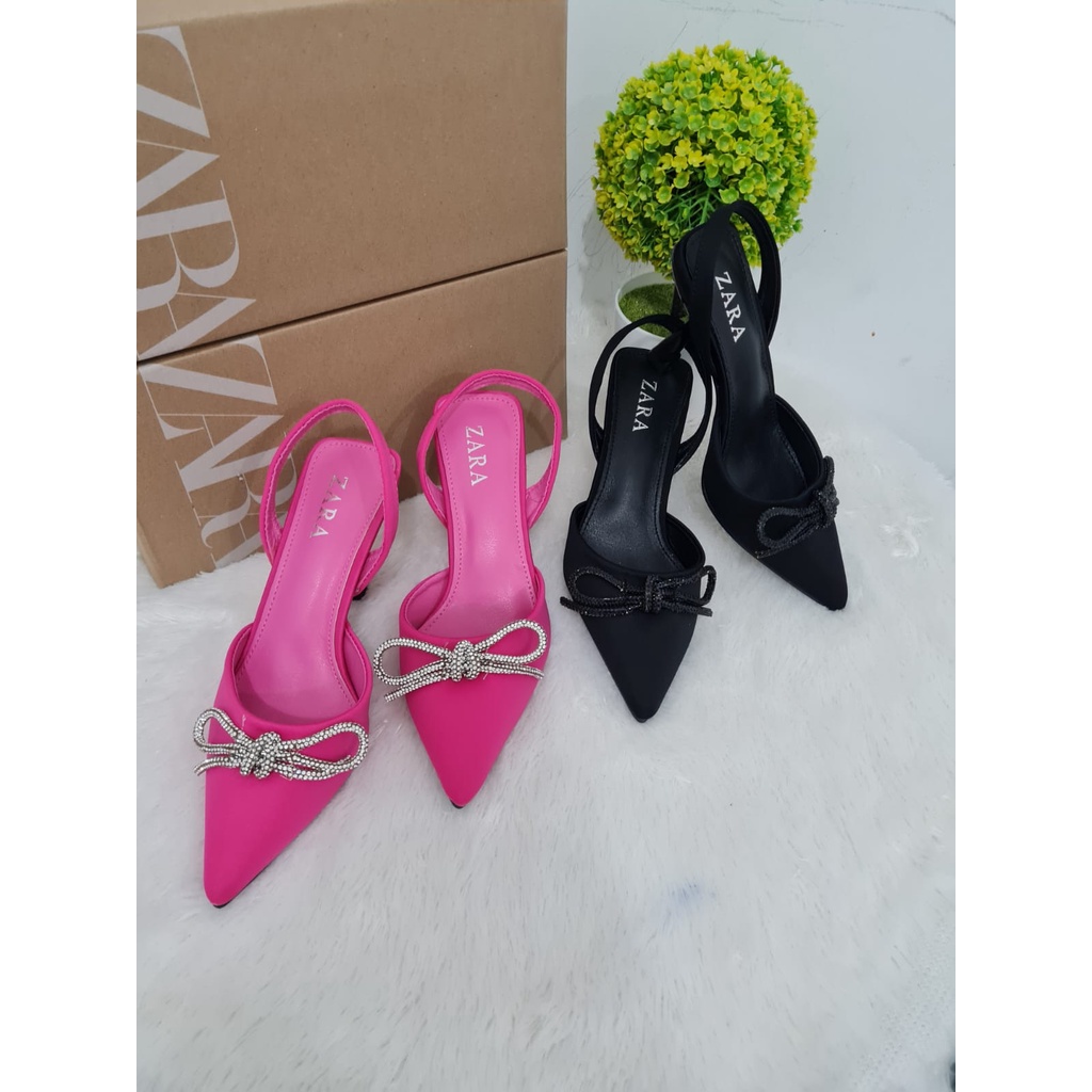 Heels 8cm Zr Import Pita diamond kode 999-1 TERMURAH