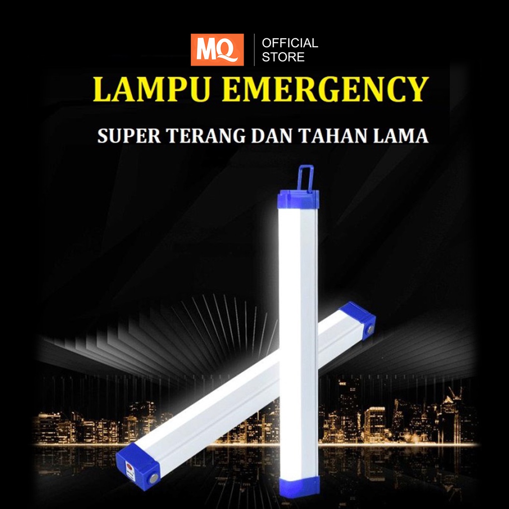 MQ lampu emergency t5 60w super terang   lampu darurat T5 portable  60watt    lampu emergency T5 40w