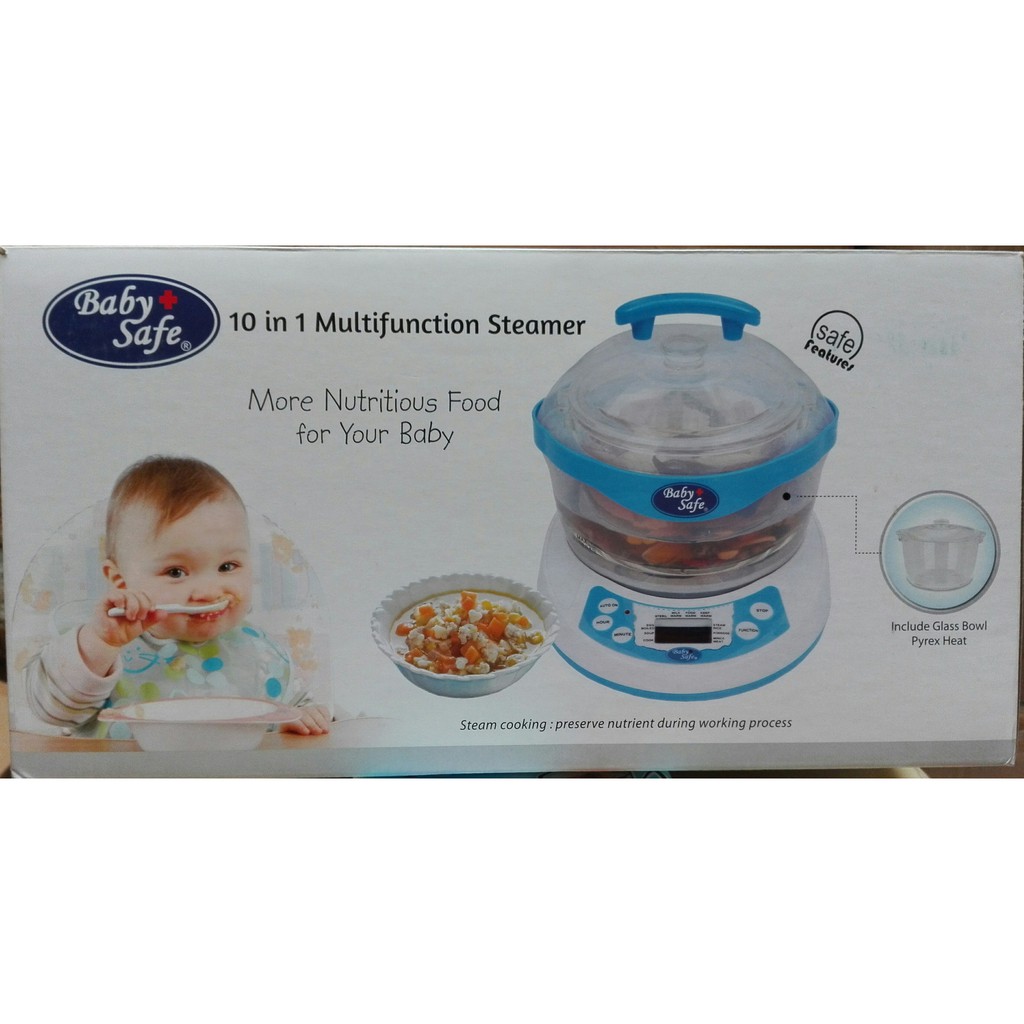 Baby Safe 10 in 1 Multifunction Steamer | Shopee Indonesia