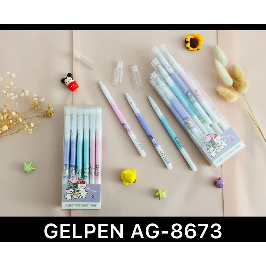 

LJK SHOP - AIGOU PULPEN GEL INK AG8673 0.5MM