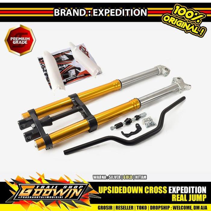 UPSIDEDOWN USD UPSIDE DOWN SHOCK DEPAN KLX CROSS MGV EXPEDITION R