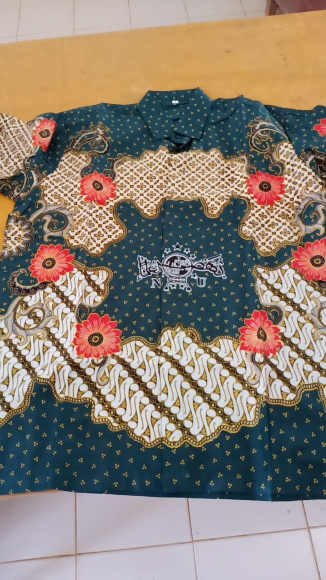 Baju Batik Nu Katun Saten Motif Satu Abad/lintang Songo/bunga Bangsa/sekar Buana/garuda/best Seller