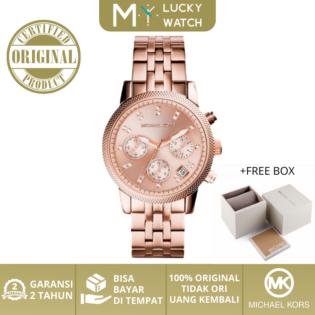 [ ORI - GARANSI ] JAM TANGAN WANITA  MK6077 MK5026