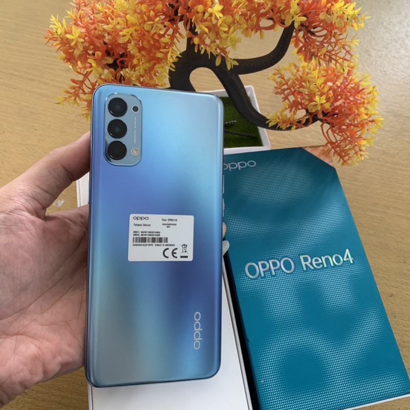 Oppo Reno 4 Ram 8/128gb seken mulus bergaransi