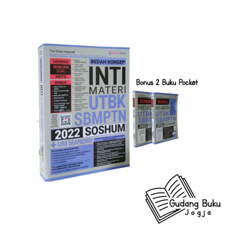 Buku SBMPTN 2022 Bedah Konsep Inti Materi UTBK SBMPTN Soshum 2022