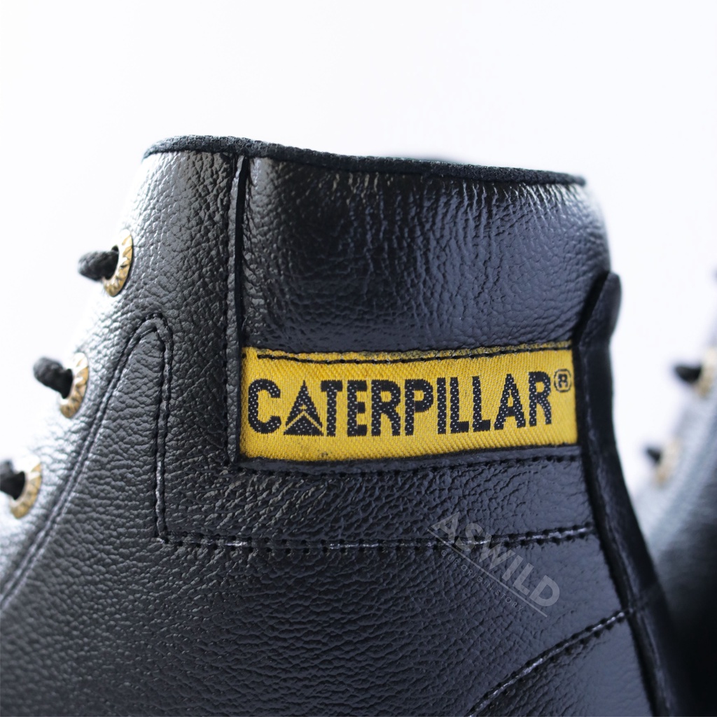 sepatu safety kulit caterpillar ujung besi