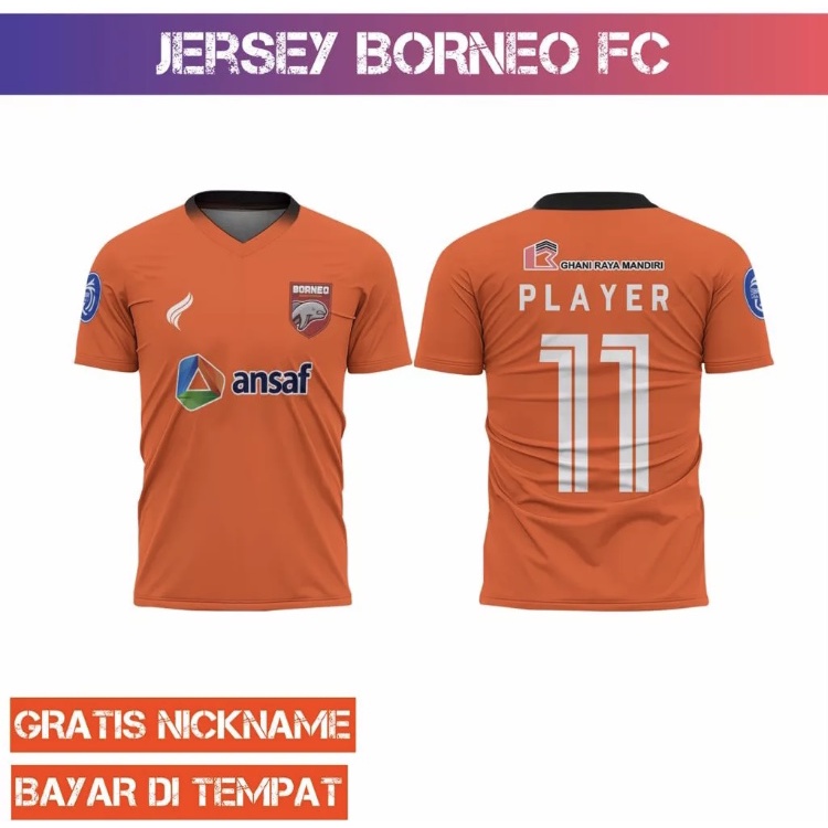 Jersey Home Borneo Fc Premium
