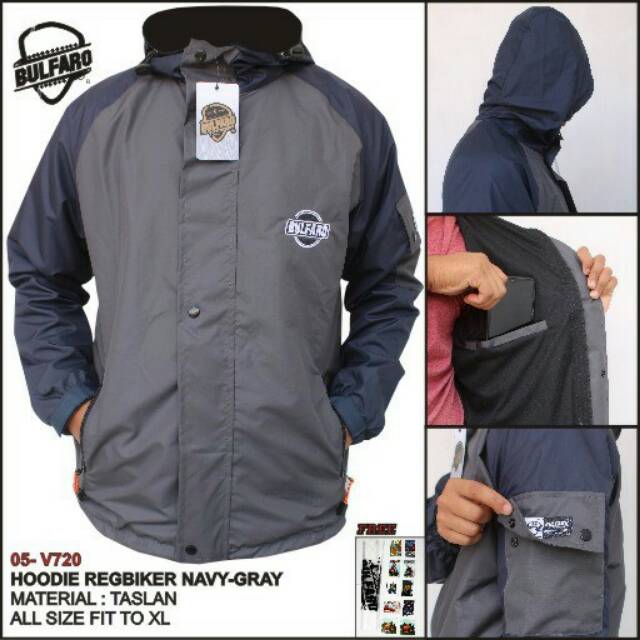 PROMO Jaket Hoodie Outdoor Waterproof Taslan JN Pria&amp;Wanita/Jaket Bikers Motor anti Air/jaket hiking