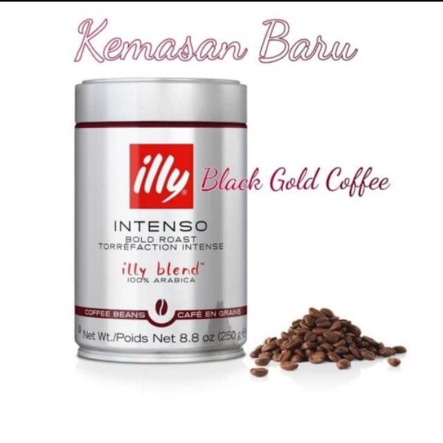 

Coffe IIIy Drak Roast Bean Espreso 250gram Biji Kopi Arabica