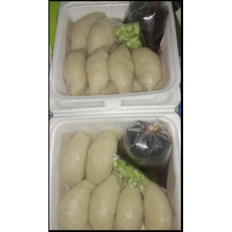 

Pempek Palembang Kapal Selam 1 porsi isi 6 pcs