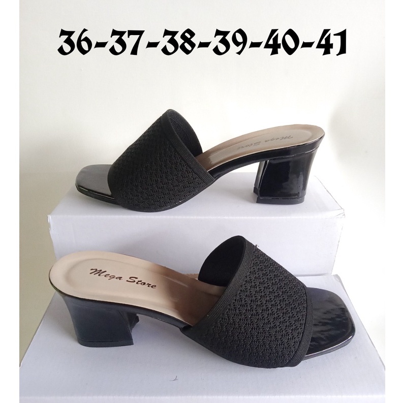 Sandal Chunky Heels Sendal Wanita Dewasa Ter Baru Sandal Murah Sandal Pesta MG 2