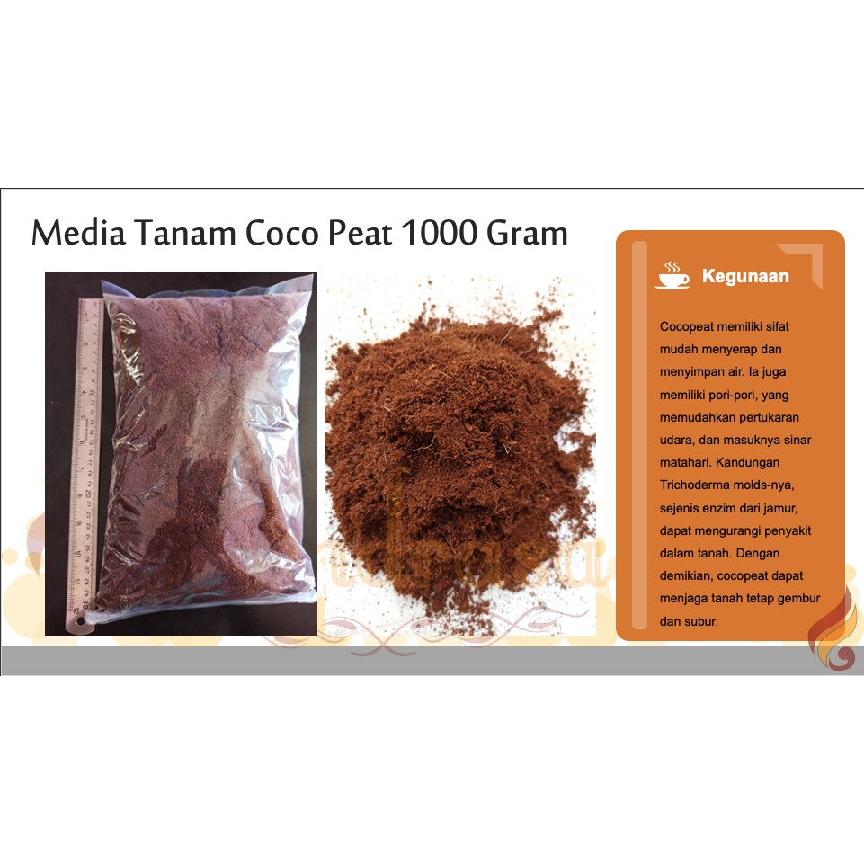 Jual Cocopeat 1 Kg Serbuk Sabut Kelapa Halus / Coco Peat / Cocopit ...