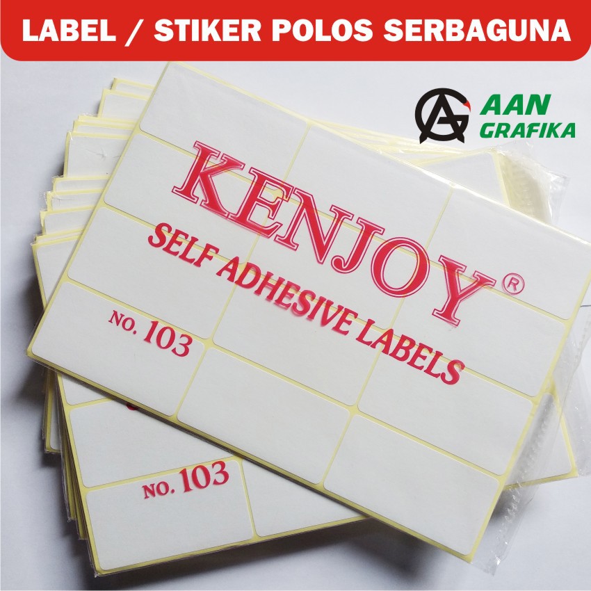 

LABEL / STIKER POLOS SERBAGUNA