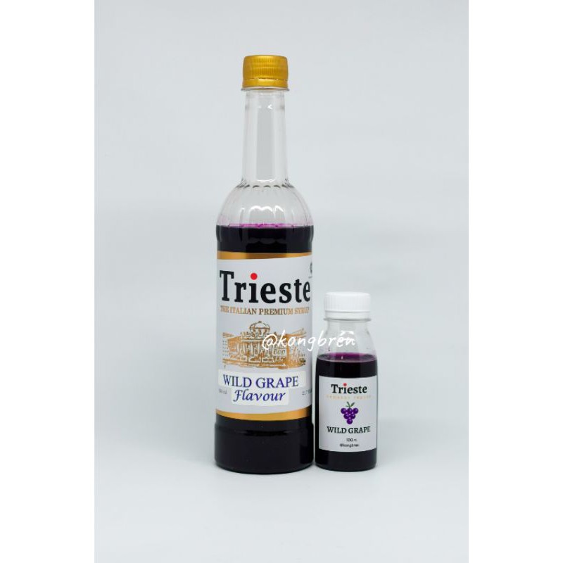 Sirup Anggur Trieste 100 ml - Trieste Syrup Wild Grape 100ml