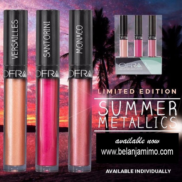 OFRA Summer Metallic Liquid Lipstick
