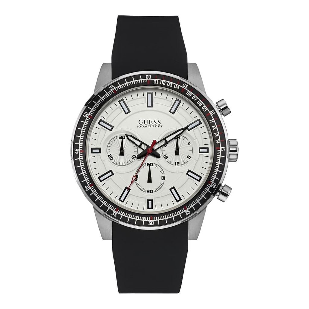 GUESS W0802G1 Fuel - Jam Tangan Pria - Hitam