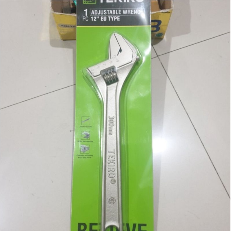 KUNCI INGGRIS TEKIRO 12 INCH ADJUSTABLE WRENCH TEKIRO 12 INCH