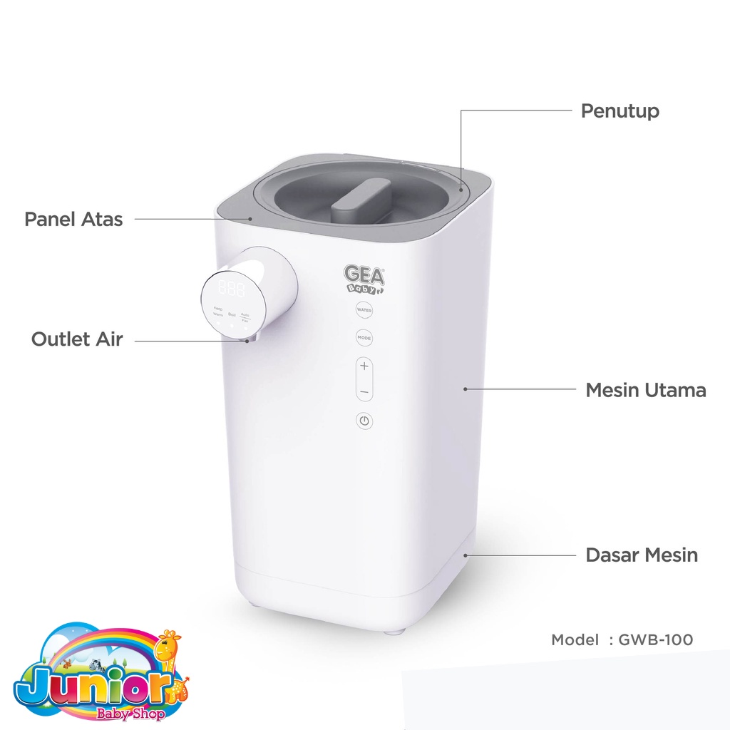 GEA Smart Digital Water Boiler GWB-100 / Pemanas Air