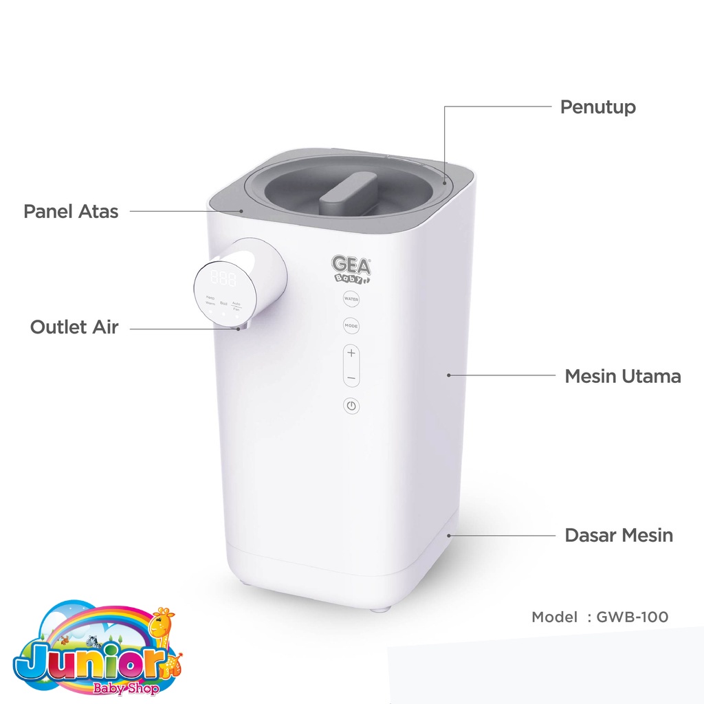 GEA Smart Digital Water Boiler GWB-100 / Pemanas Air