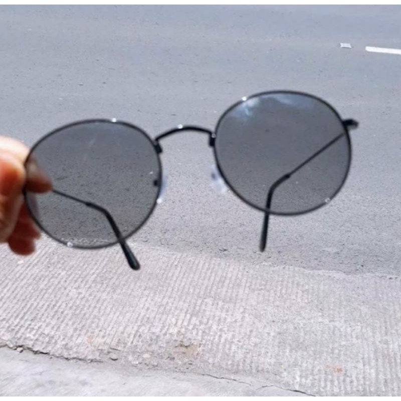 KACAMATA PHOTOCROMIC MURAH LENSA BERUBAH WARNA OTOMATIS FRAME OVAL TERBARU PRIA WANITA