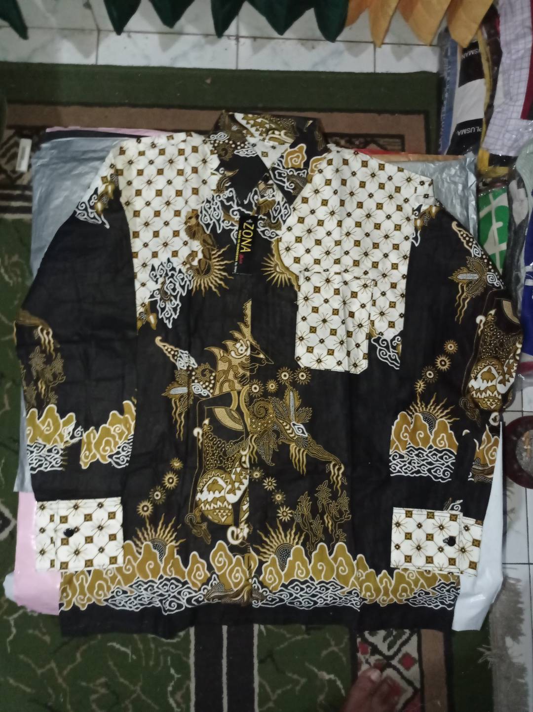 Trolistore Grosir Kemeja Batik Pria Cowok Lengan Panjang Kj Kjp