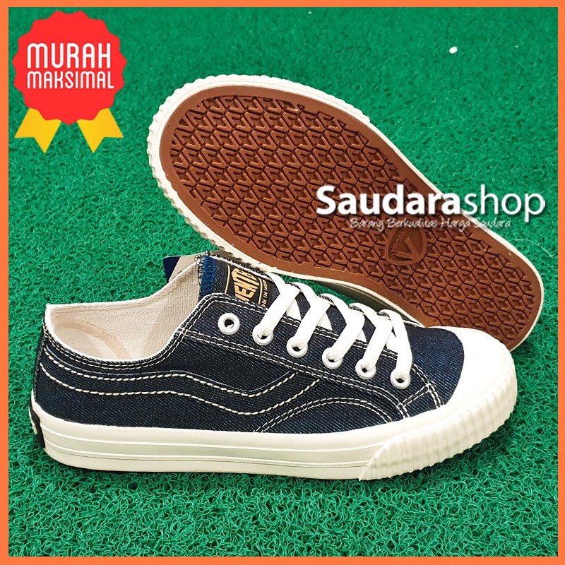 Sepatu Ventela P76 Public Denim Blue LC / Sepatu Ventela Denim Low