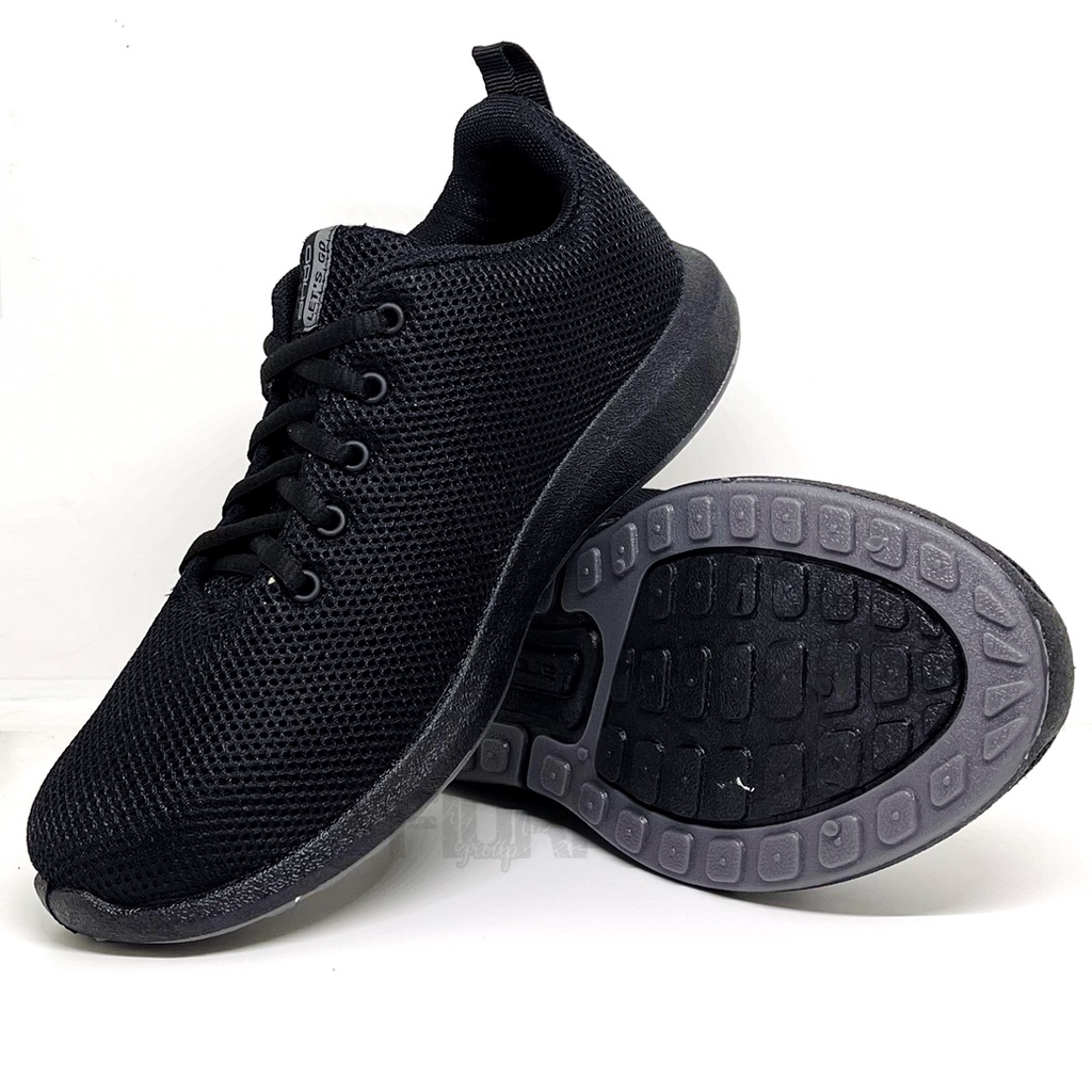 FIURI - ANDO ORIGINAL - LIAM 35-43 FULL HITAM - SEPATU SNEAKERS SPORT KANVAS SOL KARET ANAK LAKI-LAKI - SEPATU KETS TRENDY PRIA DEWASA - SEPATU OLAHRAGA LARI FITNES SENAM KERJA KULIAH SEKOLAH SD SMP SMA BERTALI COWOK MURAH PROMO DISKON BONUS KAOS KAKI