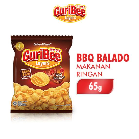 

Guribee Layers Makanan Ringan BBQ Balado 65 gr