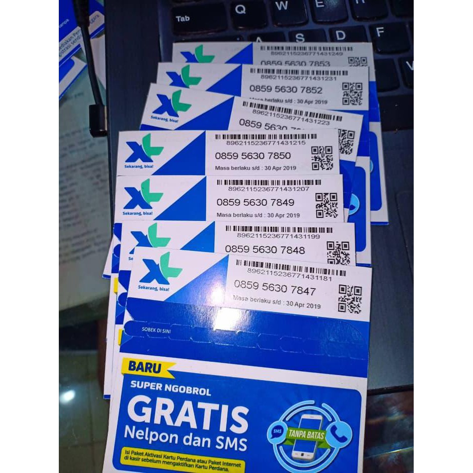 Laku Kartu Perdana Sudah Aktif , Kartu Perdana Sudah Registrasi