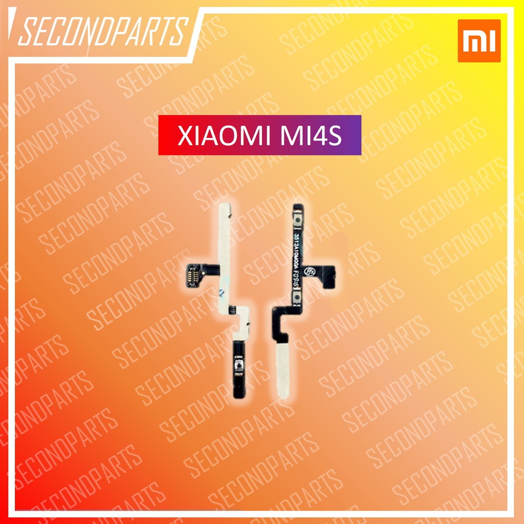 FLEXIBLE ON OFF TOMBOL POWER XIAOMI MI4S MI 4S ORIGINAL