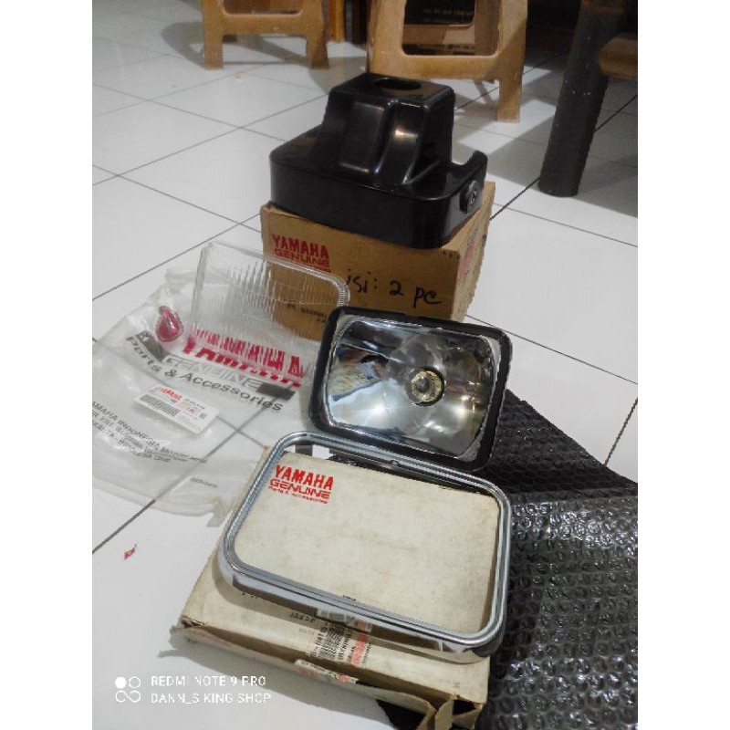 lampu depan rx king cobra master kotak original gress seperti baru