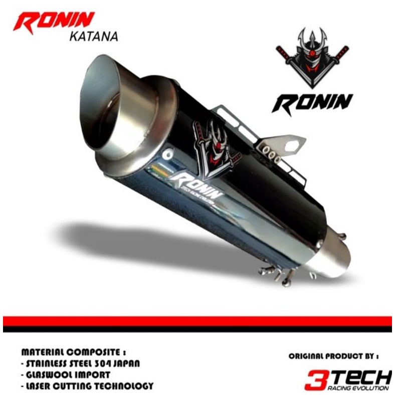 Knalpot Tridente Ronin Katana SE FullSet 3 SUARA AEROX OLD 2nd(second)
