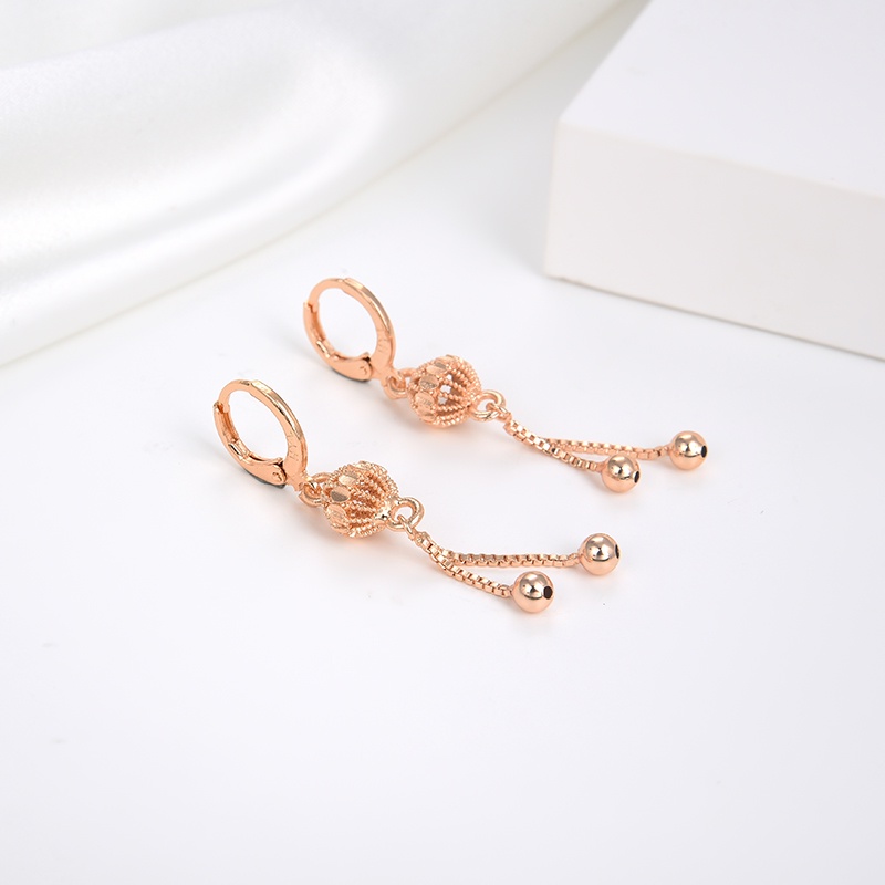 anting titanium wanita emas muda anti karat dewasa tusuk korea asli panjang dan luntur korea style selamanya dewasa 127e