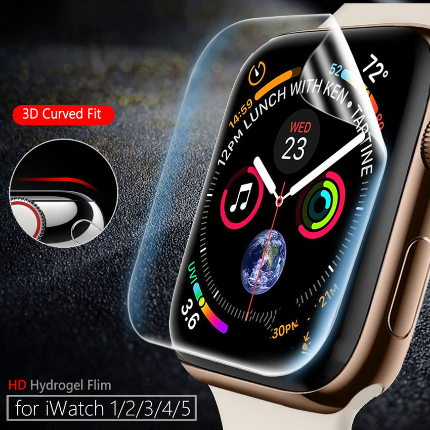 Pelindung Layar Hydrogel Untuk Smartwatch Seri 7 6 SE 5 4 3 2 1 i Watch 41mm 45mm 44mm 40mm 42mm 38mm