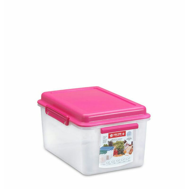 Lion Star Dry Box Kedap Udara Kotak Plastik Penyimpanan Serbaguna SC-11 Silvo Container 5 Liter