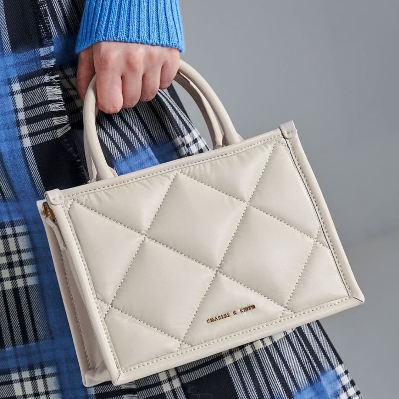 8.8 SALE | CK Celia Quilted Double Handle Tote Bag
