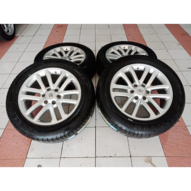 VELG SECOND REPLIKA FORTUNER RING 20 PCD 6X139 + BAN FORCEUM 275/50 R20