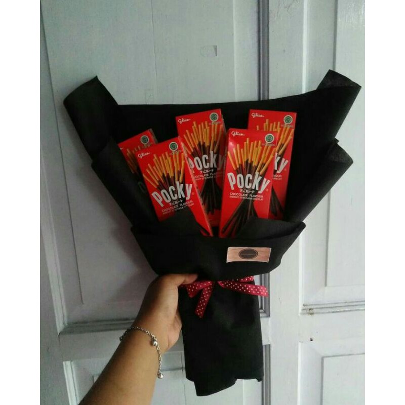 BUKET POCKY VIRAL MURAH + BUBBLE WRAP