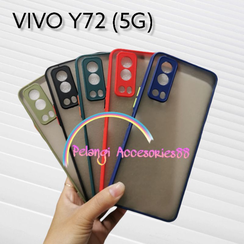 CASE VIVO Y72 5G SOFTCASE CASE DOVE CASE FULL COLOUR