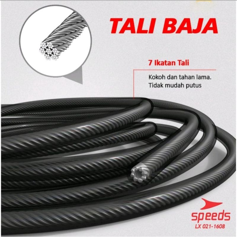 SPEEDS SKIPPING - JUMP ROPE ORIGINAL BERKUALITAS BAGUS