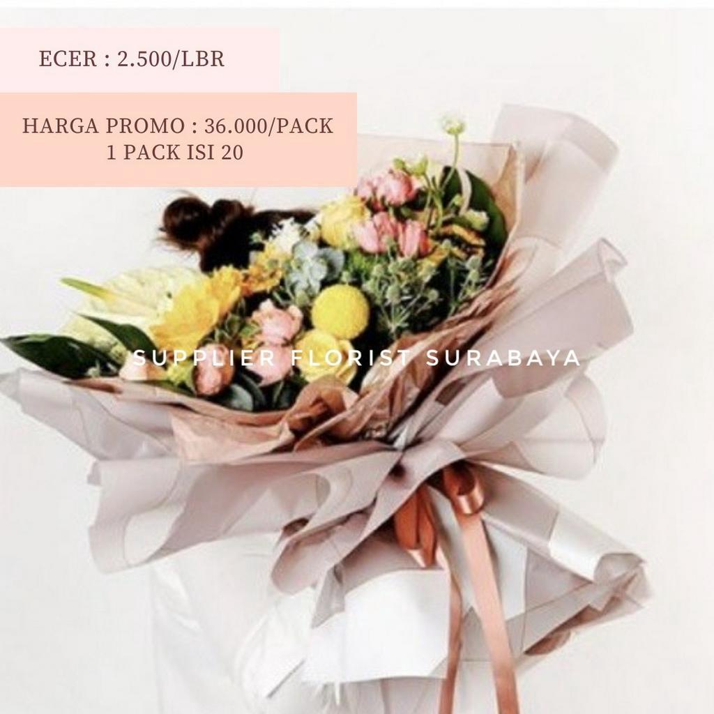 [1 PACK 20 LEMBAR] KERTAS BUNGA CELLOPHANE ABSTRAK GARIS GOLD LINE LIST KERTAS WRAP WARNA SEMBUR KERTAS KOREA STYLE BUKET BUNGA KOREAN DIY FLORIST FLOWER WRAPPING PAPER