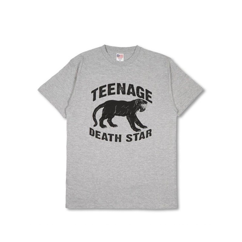 T-shirt teenage death star Logo grey merchandise