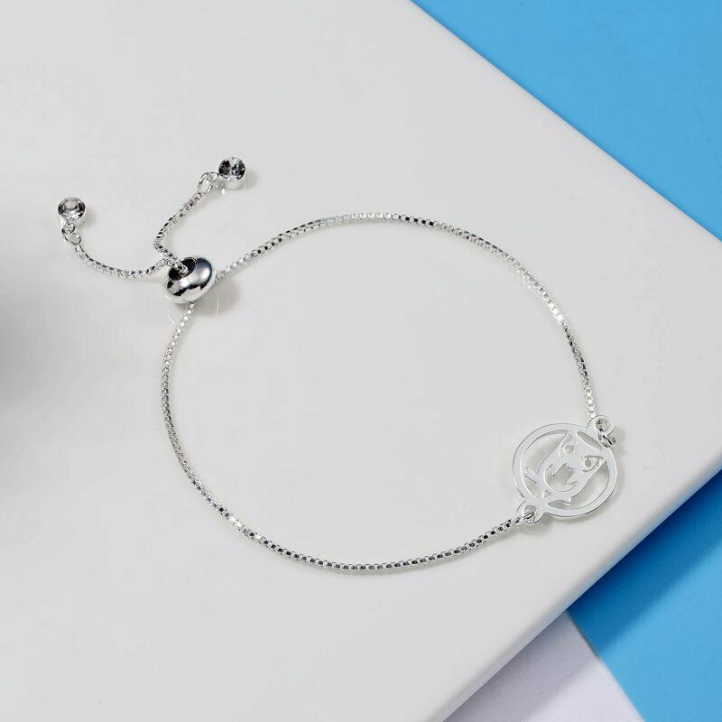 Gelang Rantai Liontin Hewan Bahan Stainless Steel Untuk Wanita