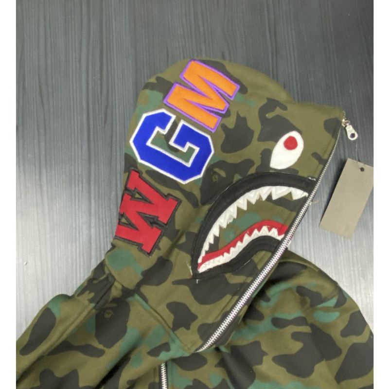 HOODIE ZIPPER BAPE HIGH QUALITY CASUAL HYPE FASHION PRIA