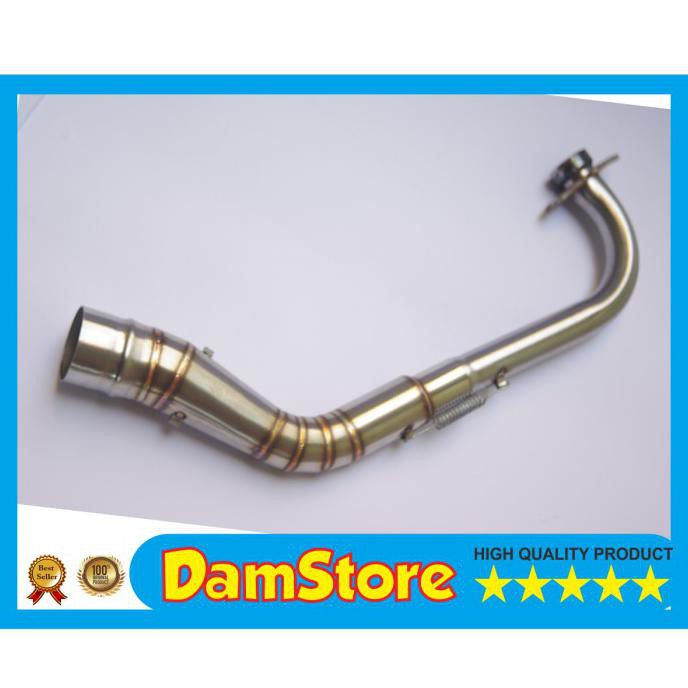 Pipa Leher Knalpot Yamaha Mio M3 Semi Monel stainless COD
