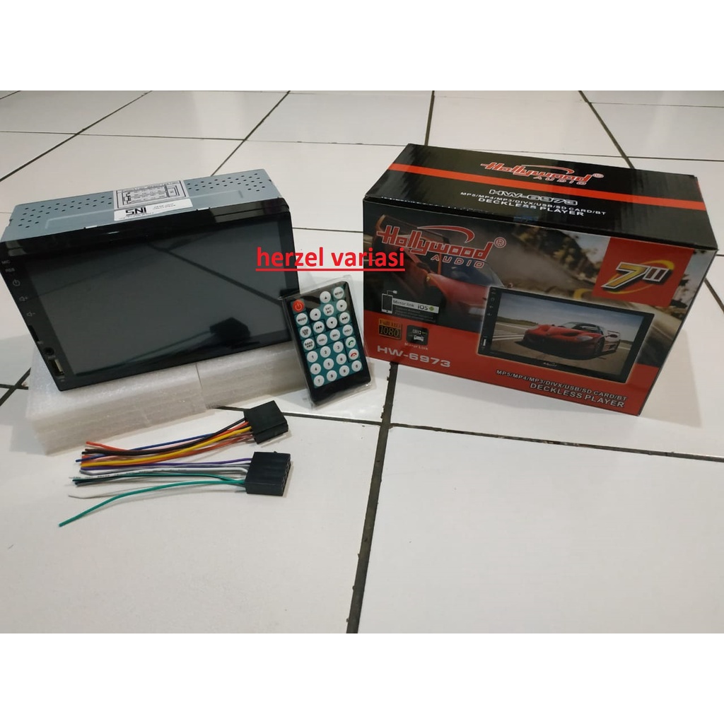 Deckless Hollywood MP 5 - Head unit / double din Hollywood 6973 MP5