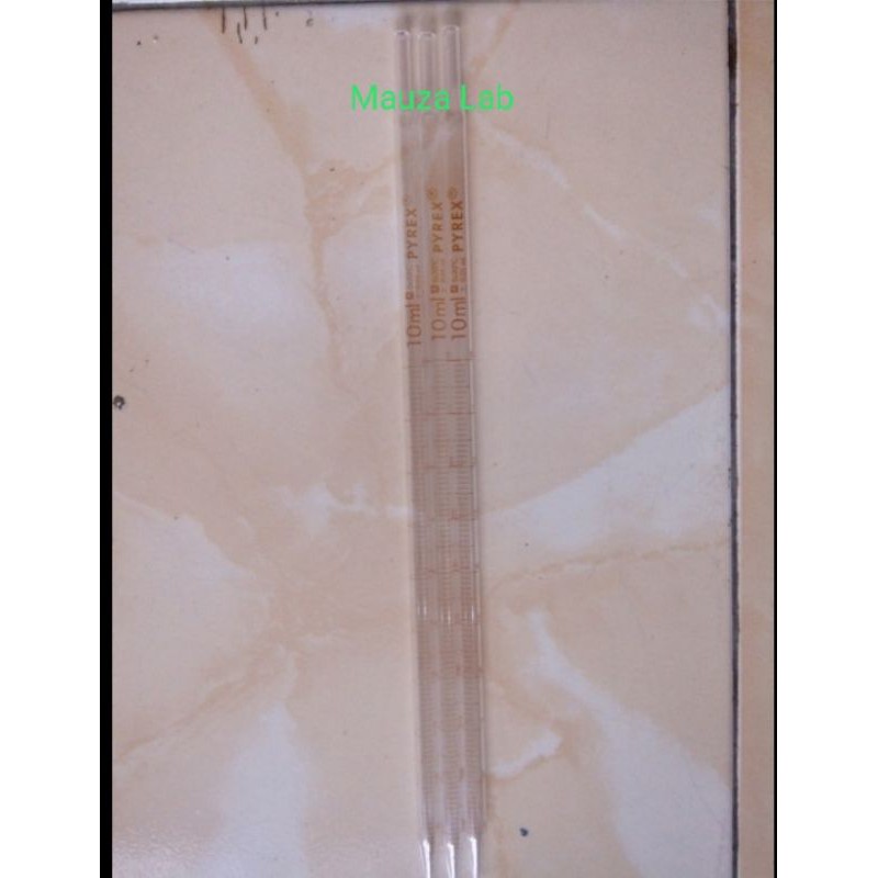Pipet ukur 10 ml pyrex grade A