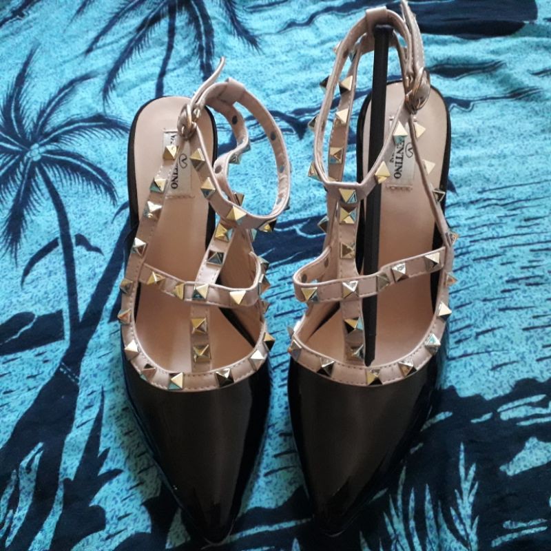 Valentino Mirror Black Heels