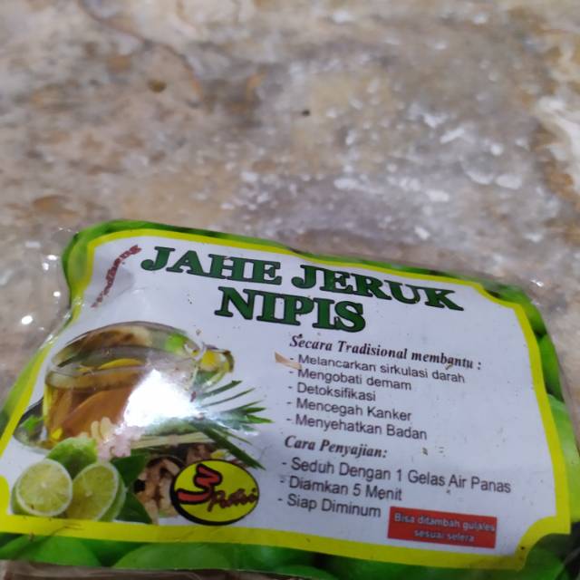 

Jamu jahe jeruk nipis